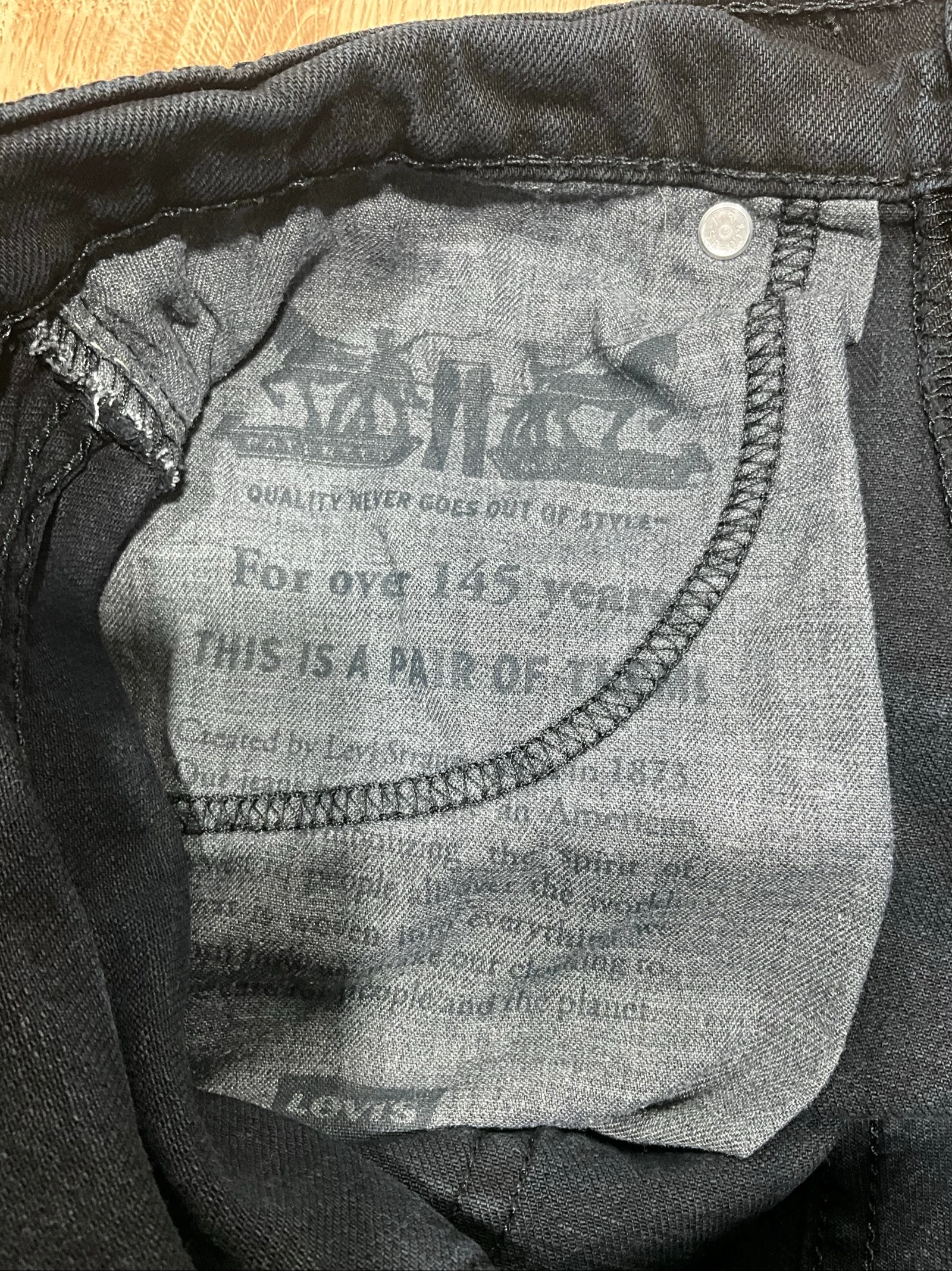 Jean Levi's 511 Slim W29 L30 Denim Noir Délavé lvh 257 – photo 13
